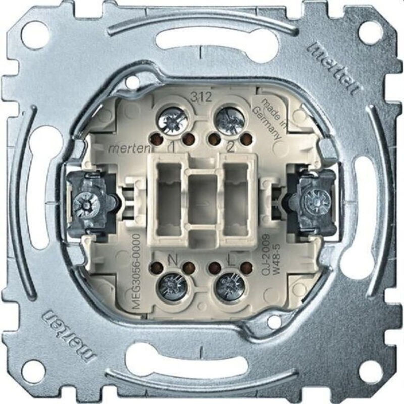 Merten Einsatz Taster MEG3056-0000 in Weiß - Bild 2