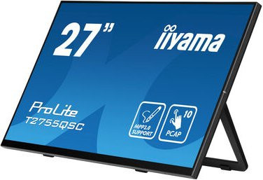 Iiyama ProLite T2755QSC-B1 LED-Monitor mit 27 Zoll IPS-Display, QHD-Auflösung, Multi-Touchscreen und USB-C in Schwarz - Bild 2