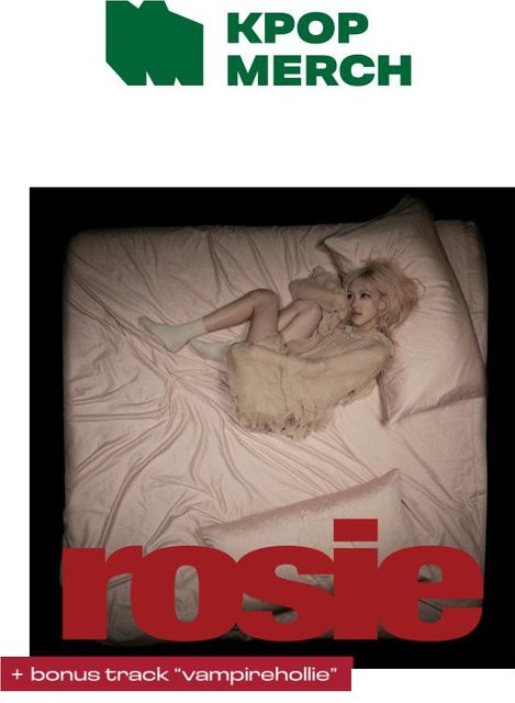 ROSE - erstes Studioalbum [rosie] Vinyl Vampirhollie Edition von Blackpink in Grau und Rot - Bild 1