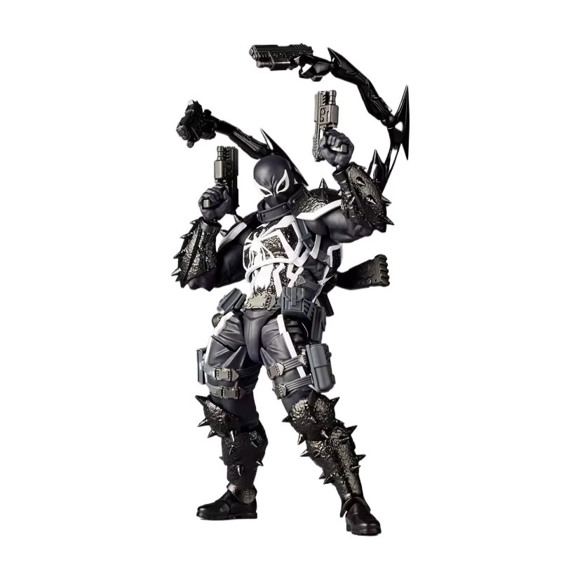 CT Toys Kaiyodo Revoltech Yamaguchi Agent Venom Marvel, Actionfigur, 16cm - Bild 4