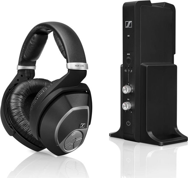 Sennheiser RS 195-U Funk-Over-Ear-Kopfhörer in Schwarz - Bild 1