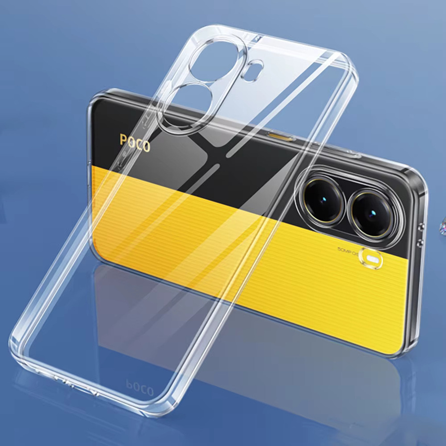 Transparente Silikonhülle für Xiaomi Poco X7 X6 X5 X4 X3 Pro GT F7 F6 F5 F3 (Anti-Drop Cover) - Bild 2