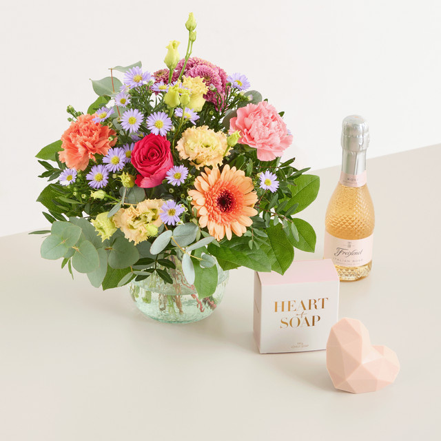 BLUME2000 Sonnengruß Bouquet multicolour mixed zum Geburtstag - Bild 1