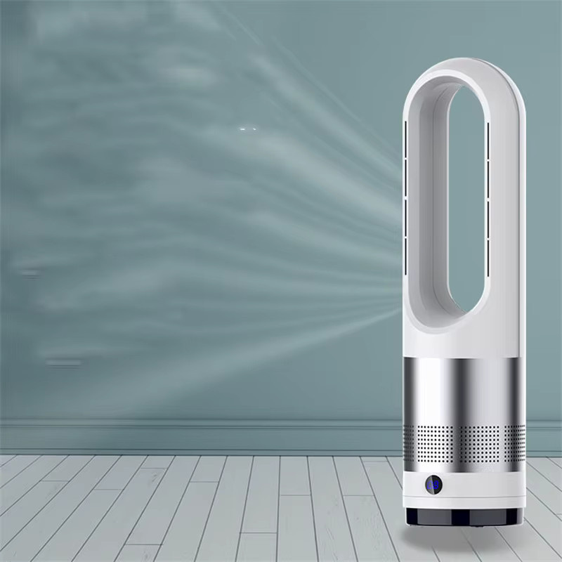 SUSWEETLIFE Mini-Haushalts-Elektroventilator ohne Blätter in Weiß und Silber mit Fernbedienung und Timer, 18 Zoll, 45,72 cm - Bild 2