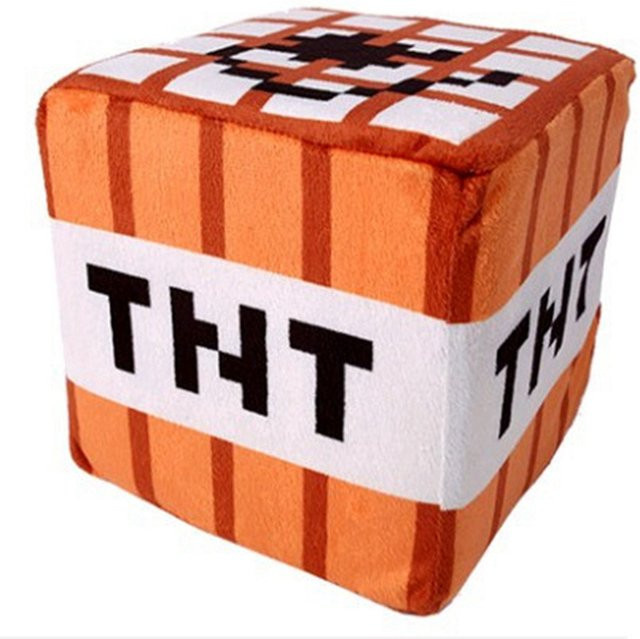 pangcangshu Minecraft Tnt Plüsch Kissen Cube Bombe, Plüsch / Textil - Bild 1