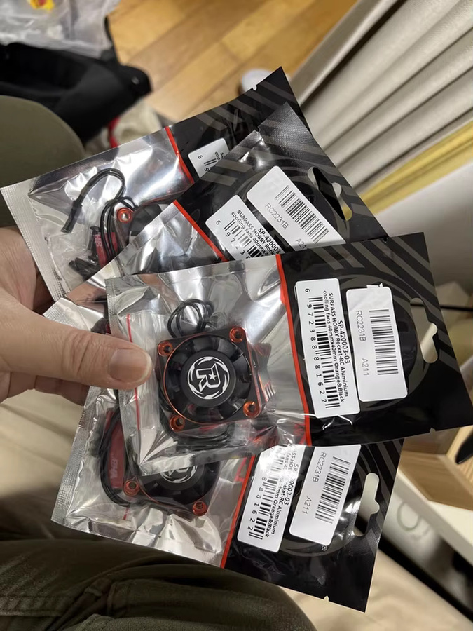 SURPASS HOBBY Rocket RC Lüfter, Wärmeableitungs-Kühlventilator, Schwarz - Bild 6