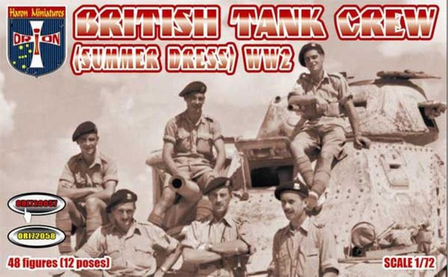 Orion WWII British Tank Crew (Summer Dress), Einzelfigur, 1:72 - Bild 1