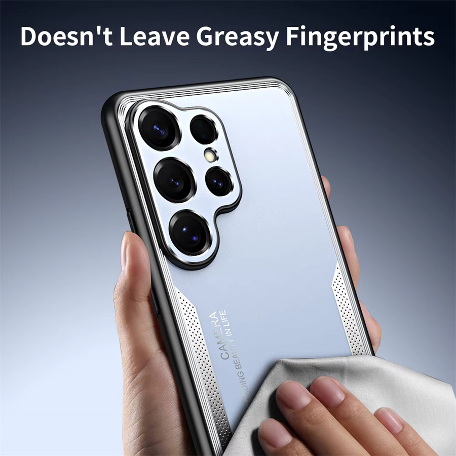 Xeber Kameraobjektiv-Schutzhülle aus Aluminiumlegierung für Samsung Galaxy S26 Ultra und S26 Plus in Blau, matte stoßfeste Objektivringabdeckung - Bild 4