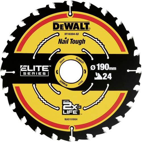 DeWalt Kreissägeblatt Gelb Durchmesser: 190 mm - Bild 1