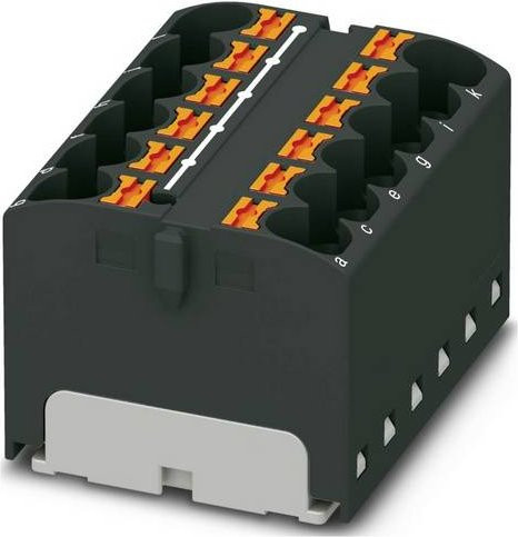 Phoenix Contact Verteilerblock 3273826 Schwarz mit Schraubanschluss 8er Set - Bild 1