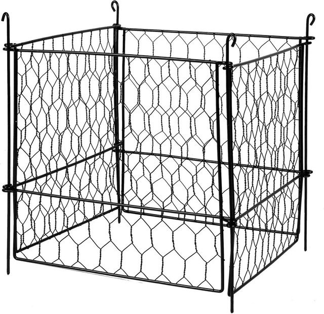 5er-Pack Pflanzenkäfig aus Metall von Buying Solutions, MB, Schwarz, B/T: 34 x 34 cm - Bild 1