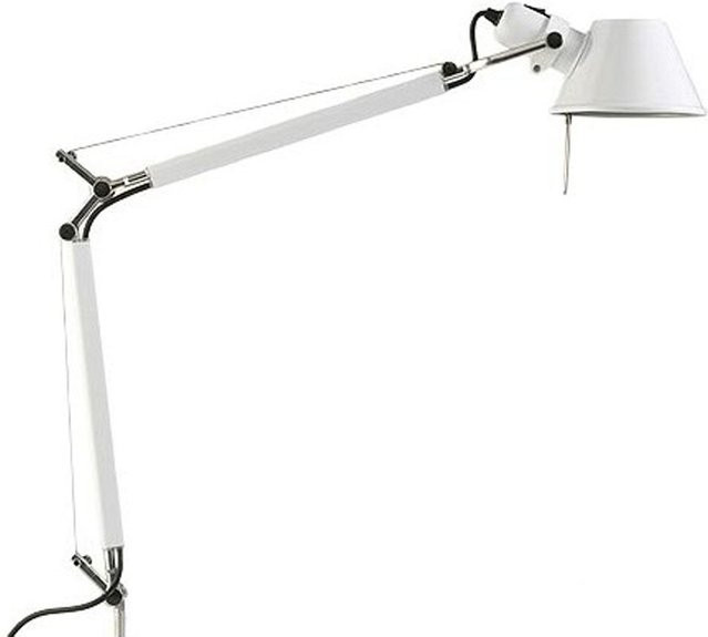 Artemide Tolomeo Mini Tavolo Tischleuchte mit Klemme in Weiß aus Aluminium - Bild 1