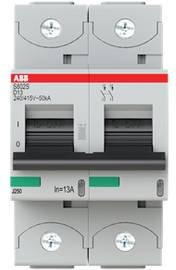 ABB S802S-D13 Leitungsschutzschalter 13A 400V Grau - Bild 1