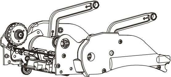 Zebra Ersatzteil Set Ribbon Carriage 203 DPI für GK420t und GX420t Thermodrucker P1027135-046 - Bild 1