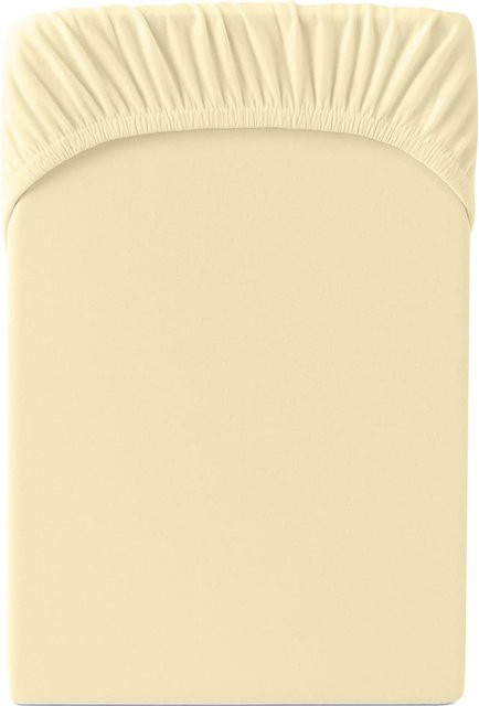 Hornisch HeimTex Spannbetttuch Edel-Jersey in Beige - Bild 1