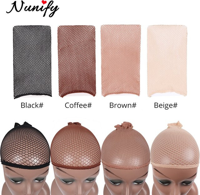 Nunify Perückenkappen, Schwarz, Beige, Unisex - Bild 1