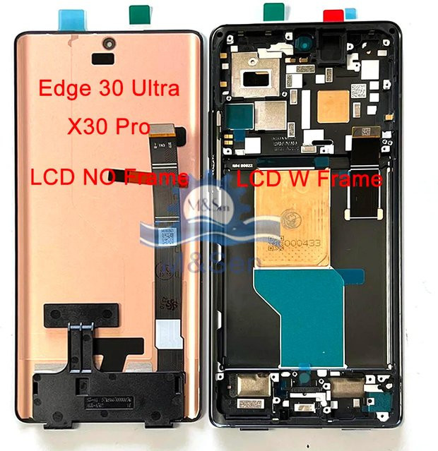 Original OLED Display mit Touchscreen und Rahmen für Motorola Edge 30 Fusion, Edge 30 Pro, Edge 30 Ultra, Edge 30 Neo, Edge 30 Lite und X30 Pro - Bild 1