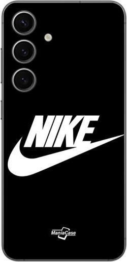 Maniacase Schutzhülle für Samsung Galaxy S24 Plus mit Nike Logo in Schwarz und Weiß - Bild 1