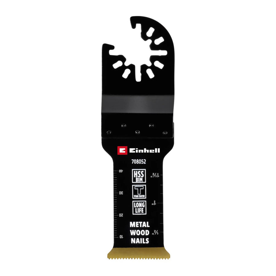 Einhell Bimetall Tauchsägeblatt für Sägen, Gold, Durchmesser: 29 mm - Bild 2