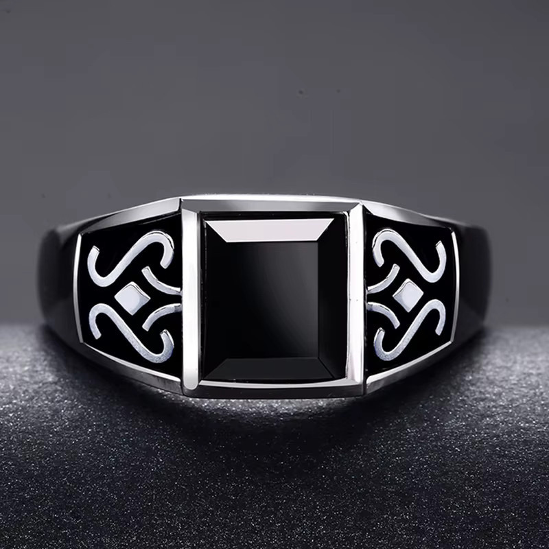 SAY Ring 925 Silber, Vintage, Unisex - Bild 3
