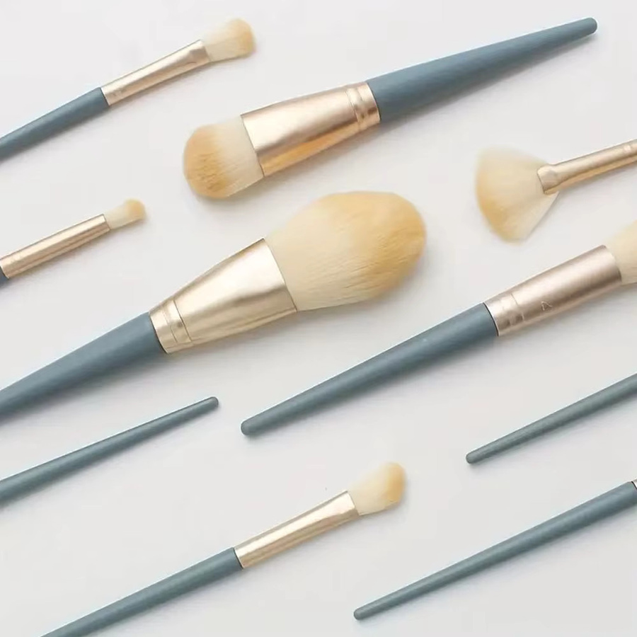 10-teiliges Make-up-Pinsel-Set, Morandi Color, weiche Borsten - Bild 2