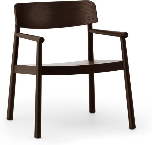 Normann Copenhagen Timb Lounge Armchair mit Armlehnen in Braun - Bild 1