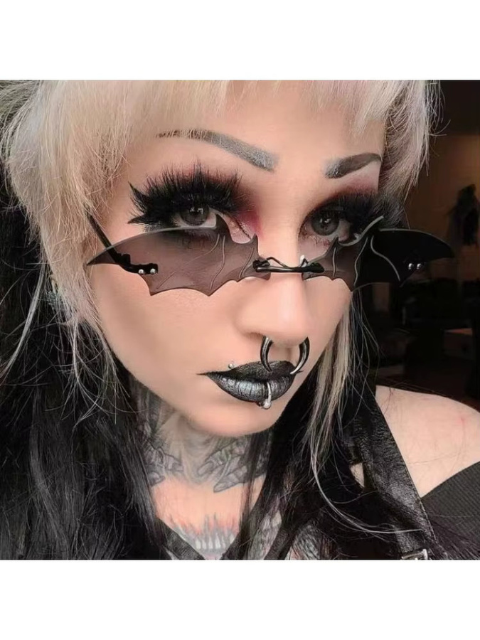 ERIKOLE Sonnenbrille, randlos, Cat-Eye, multicolour, black - Bild 5