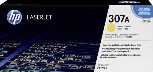 HP Original Toner 307A CE742A Gelb für Color LaserJet CP 5200 Serie - Bild 1