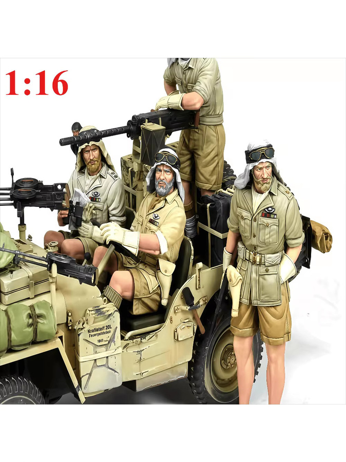 EVANOVM Desert Operation Special Forces, Gussharz-Modellbausatz, 1:16 - Bild 2
