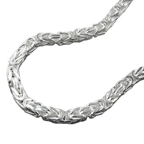 SIGO Armband Königskette, 925 Silber, 4 mm, Unisex - Bild 1