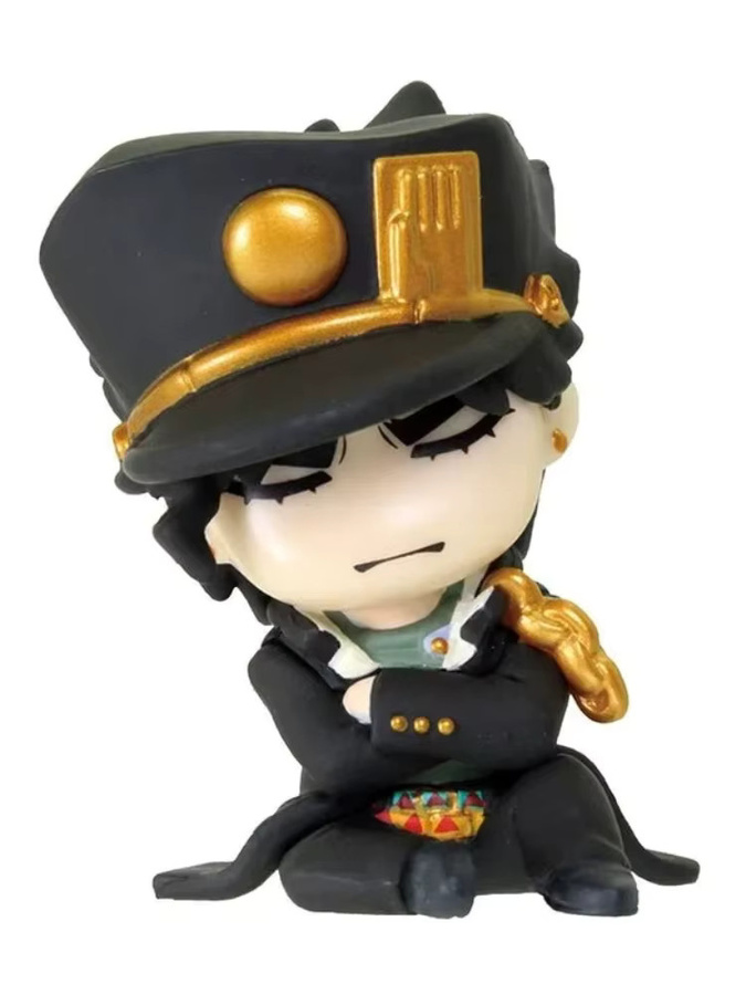 Bandai Jojo Stardust Crusaders Anime Chibi Figuren Set, 4 Stück Multicolor, Jotaro Kakyoin Polnareff Iggy - Bild 3
