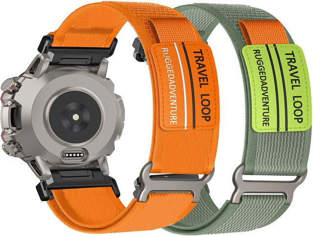 COROS Uhrenarmband Nylon-Klettverschluss, Schwarz, Unisex - Bild 1