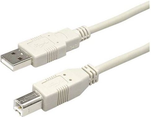 Bachmann USB-A Kabel in Hellgrau mit 3 m Länge - Bild 1