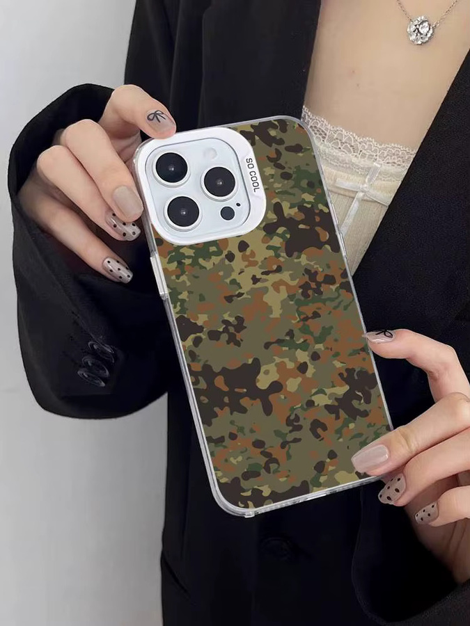 Rastar Handyhülle im Tarnmuster für iPhone 11 bis iPhone 17 Pro Max Plus in Multicolour, stoßfeste Schutzhülle - Bild 5