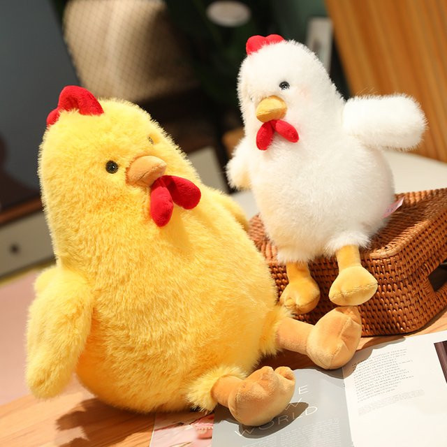 pangcangshu Huhn, Stofftier-Plüschpuppe, Bauernhof, Gelb - Bild 1