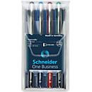 Schneider Tintenroller One Business Set mit 4 Stück in Schwarz und Blau - Bild 2