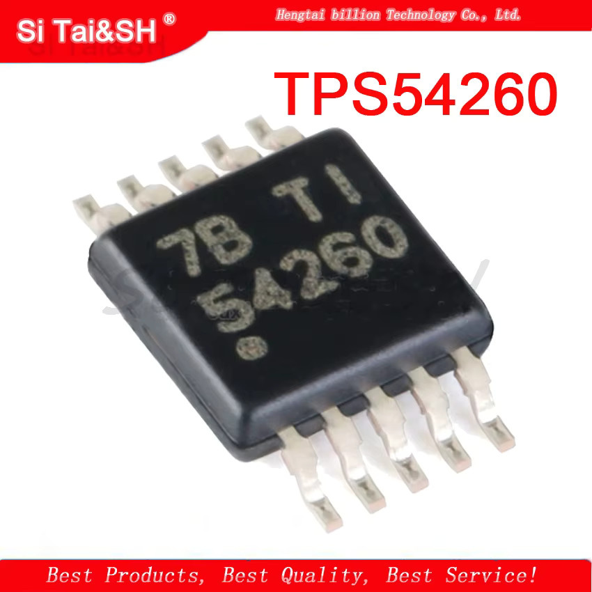 Si Tai&SH TPS54260DGQR Spannungsregler MSOP-10, Schwarz, 3,5–60 V, 2,5 A - Bild 2