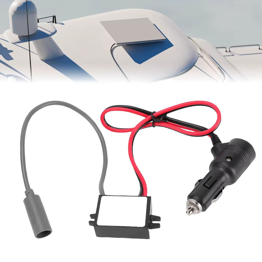 SZKOSTON Step-Up-Stromkabel für Starlink Mini DC-Konverter von 12 V/24 V auf 30 V 3,5 A mit Auto-Feuerzeug-Adapter in Schwarz - Bild 2