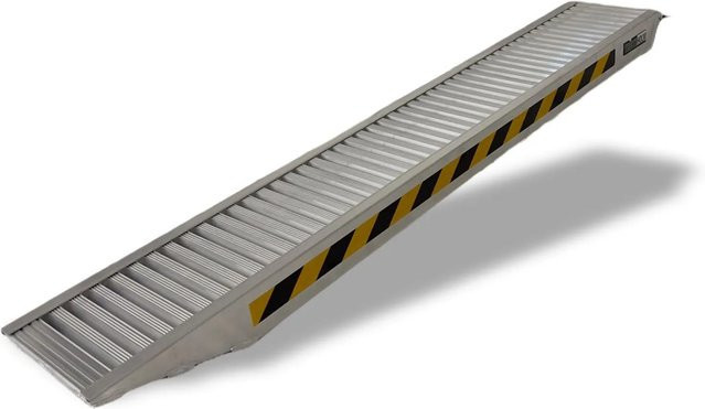 TRUTZHOLM Profi Schwerlastrampe aus Aluminium in Grau mit 1900 kg Traglast und 212 cm Länge - Bild 1
