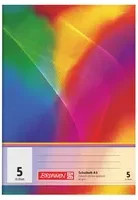 BRUNNEN Schulheft DIN A5 kariert Lineatur 5 Multicolor FSC-zertifiziert - Bild 1