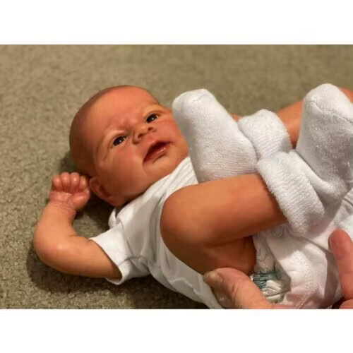 OtardDolls Elijah Baby Puppe, 18 Zoll, handgemacht, 3d gemaltes Haar - Bild 3