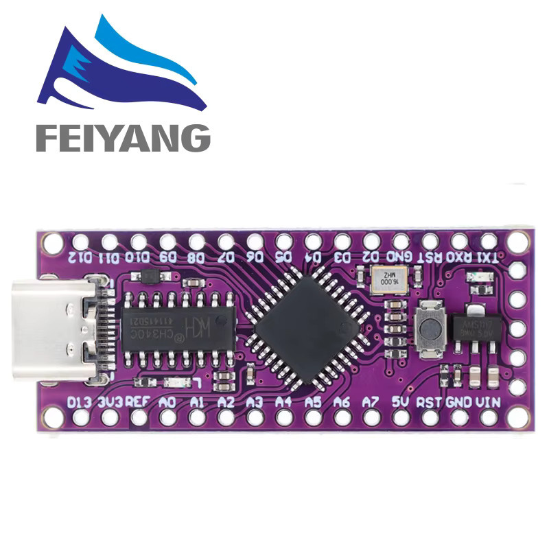 SAMIROB LGT8F328P-LQFP32 MiniEVB Entwicklungsboard mit USB-C und Micro USB kompatibel mit ATMEGA328 Nano V3.0 und Arduino - Bild 2