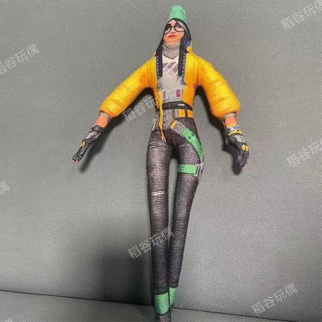 Yiran toy Valorant Jett Reyna Cosplay Plüschpuppen, 28cm, ab 14 Jahren - Bild 1