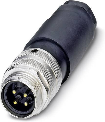 Phoenix Contact 1521339 Sensor-Aktor-Steckverbinder unkonfektioniert 7/8 Stecker gerade Polzahl 4 Schwarz - Bild 1