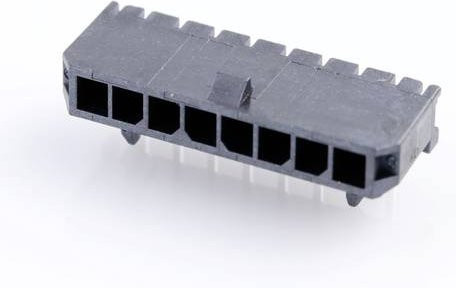 Molex Einbau-Stiftleiste Standard Schwarz 8-polig mit 3mm Rastermaß - Bild 1