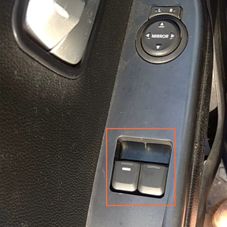 Malcayang Elektrischer Fensterheberschalter Schwarz für Kia K2 Rio 3, Teilenummer 93570-4x000 - Bild 2