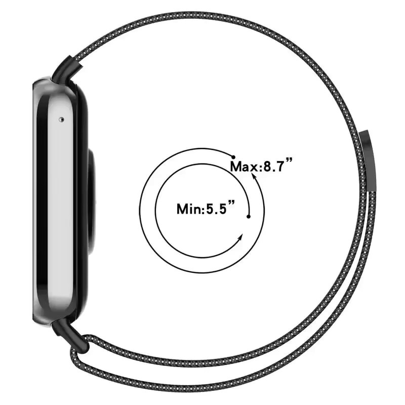 FancyWrist Uhrenarmband Milanese Loop, Edelstahl, Unisex - Bild 4