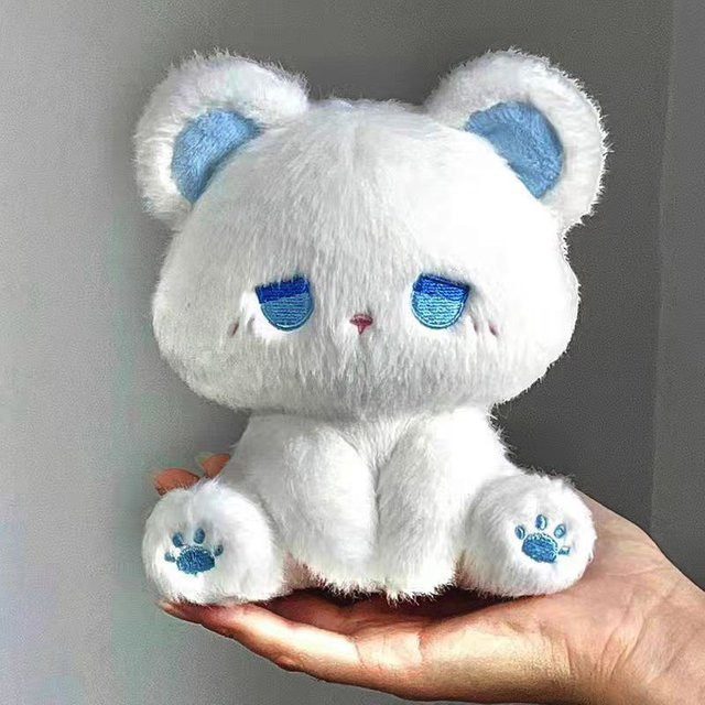 Joyful toys Emo Puppe Bär, Plüsch, 22cm, weiß - Bild 1