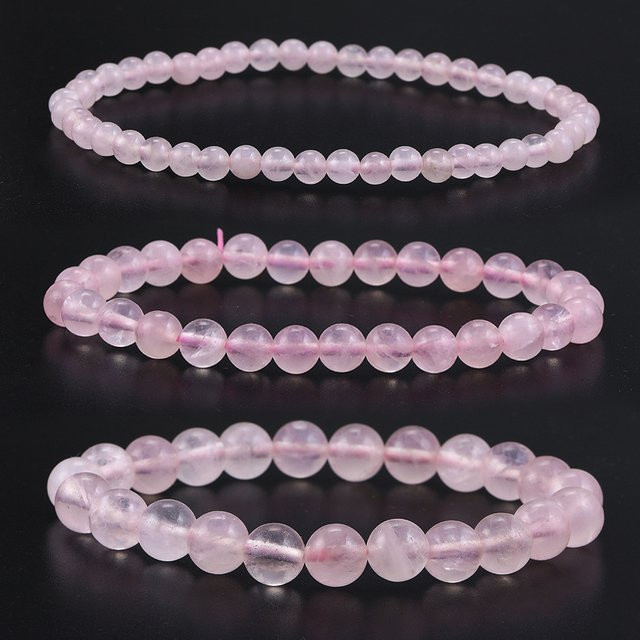 SANSWL Armband, Rosa Quarz, Perle, Damen - Bild 1