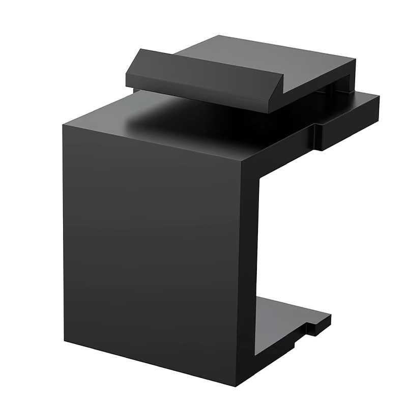ZoeRax 30er-Pack leere Keystone-Klinkeneinsätze für Keystone-Wandplatten und Patchpanels in Schwarz und Weiß - Bild 4